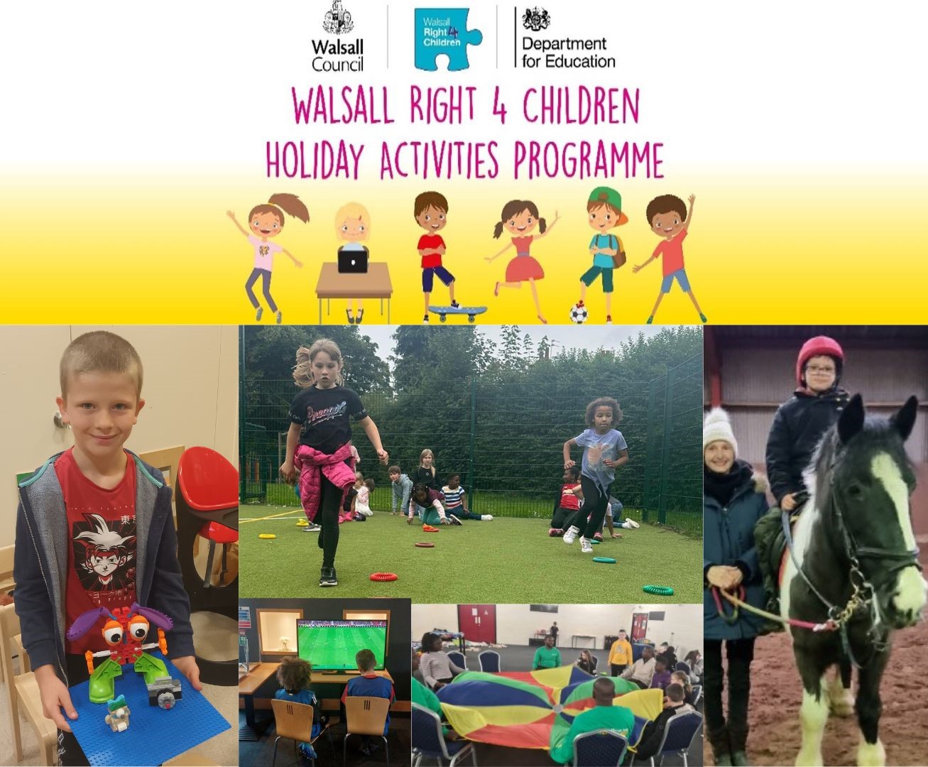 Get ready for Walsall Council’s festive Holiday Activity and Food